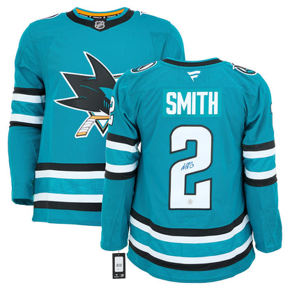 Will Smith Autographed San Jose Sharks Fanatics Premium Jersey