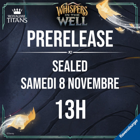 Lorcana Prerelease - Sealed - Samedi 8 novembre 13h