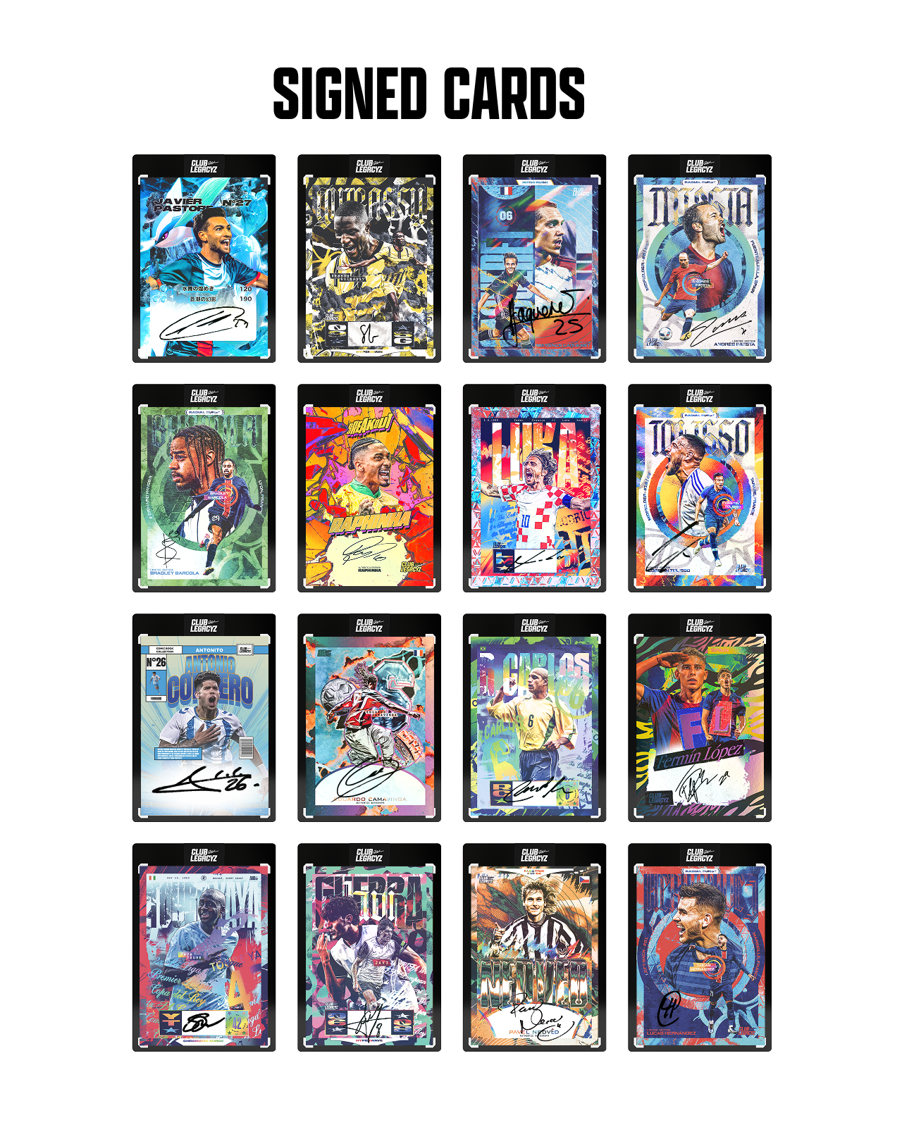 2025 Club Legacyz Icons Soccer Second Edition Hobby Box