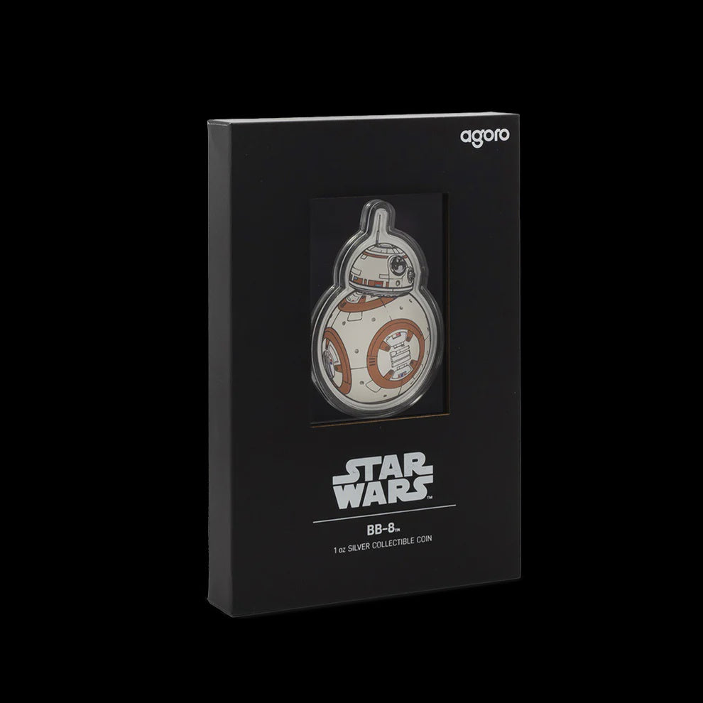 AGORO Star Wars Droids Series - 4 BB-8 1oz Silver Coin