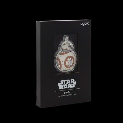 AGORO Star Wars Droids Series - 4 BB-8 1oz Silver Coin