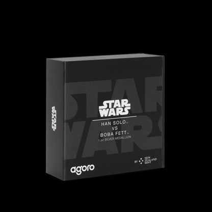 AGORO Star Wars - versus Medallion - Han Solo & Boba Fett 1oz Silver Coin