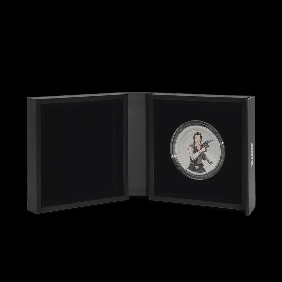 AGORO Star Wars - versus Medallion - Han Solo & Boba Fett 1oz Silver Coin
