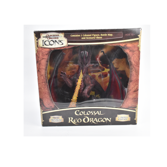 D&D Icons - Colossal Red Dragon Used Good condition overall with box