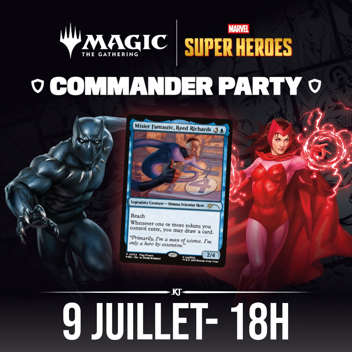MTG Marvel Super Heroes Commander Party - 9 Juillet 18h