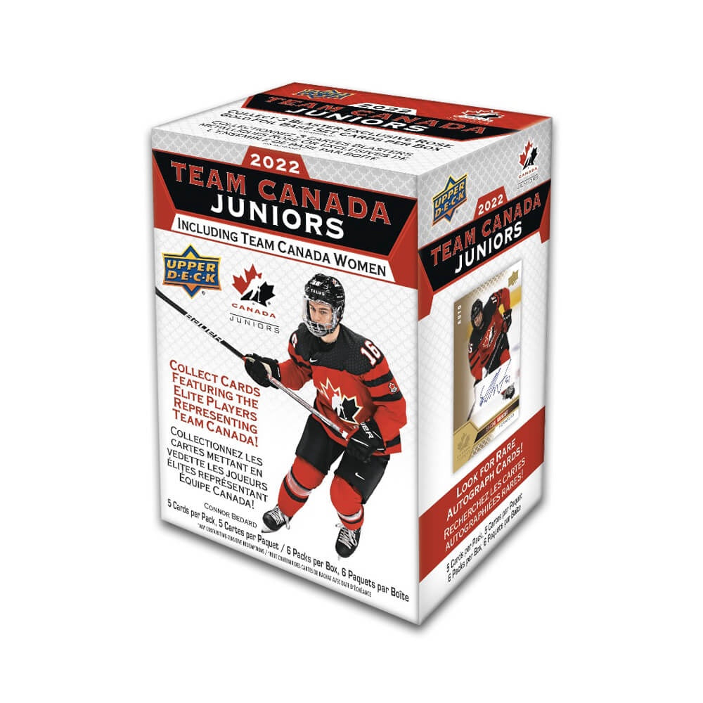 2022 Upper Deck Team Canada Juniors Blaster Box