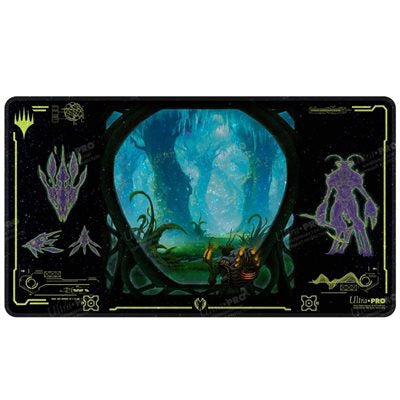 Ultra Pro Playmat MTG Edge Of Eternities Green Holofoil
