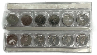 25 cents collection set Canada Month of the year 1999