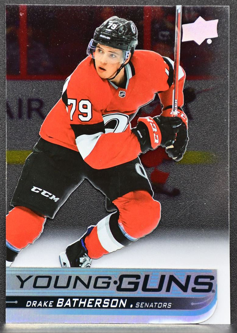 2018-19 UD Series 1 Young Guns Acetate Drake Batherson 484 Ottawa Senators RC 2814