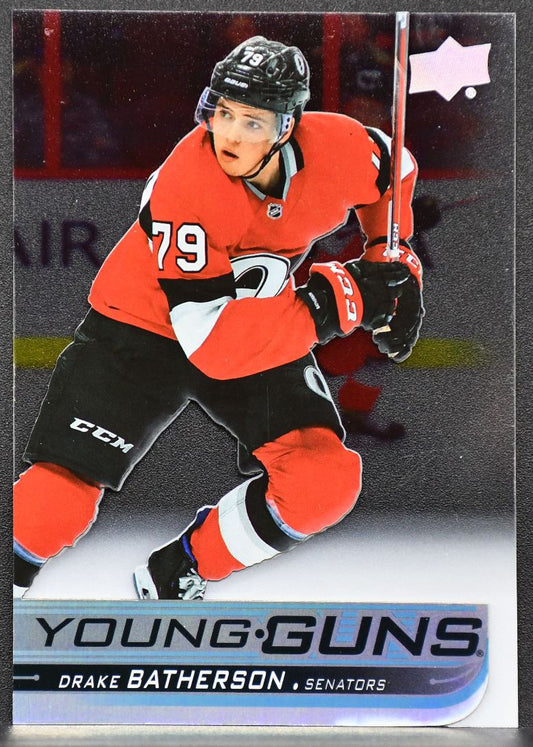 2018-19 UD Series 1 Young Guns Acetate Drake Batherson 484 Ottawa Senators RC 2814