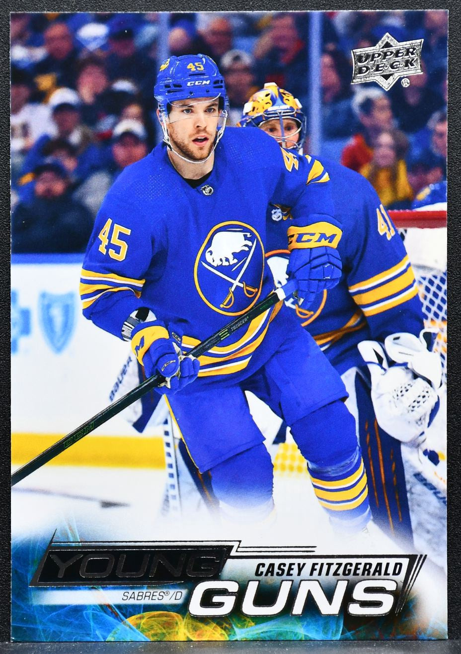 2022-23 Upper Deck Series 2 Young Guns Casey Fitzgerald 498 Sabres RC 3840