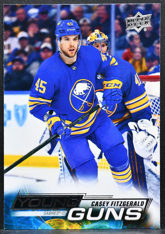 2022-23 Upper Deck Series 2 Young Guns Casey Fitzgerald 498 Sabres RC 3840