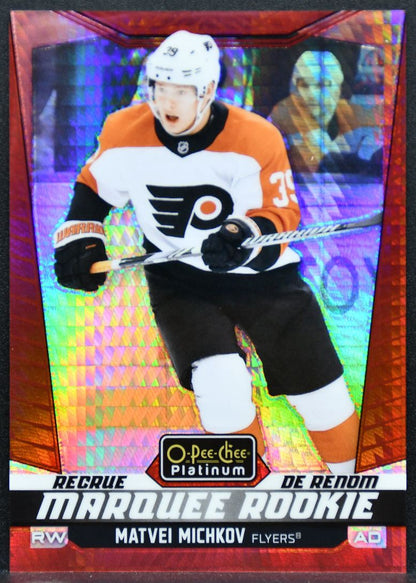 2024-25 OPC Platinum Marquee Red Prism Matvei Michkov 264 Flyers RC 024/199 7013