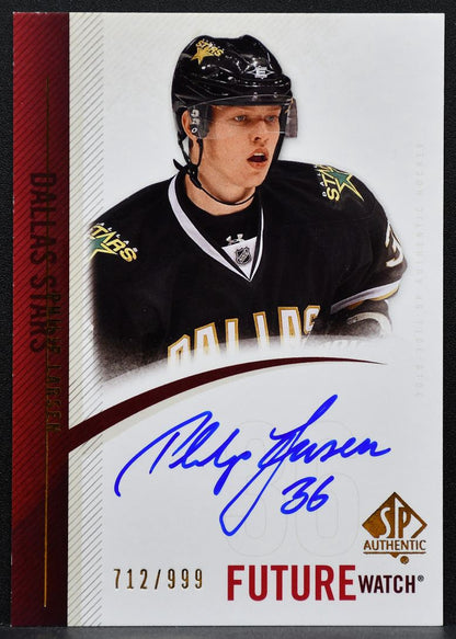 2010-11 SP Authentic Future Watch Auto Philip Larsen Stars RC Auto 712/999 7479