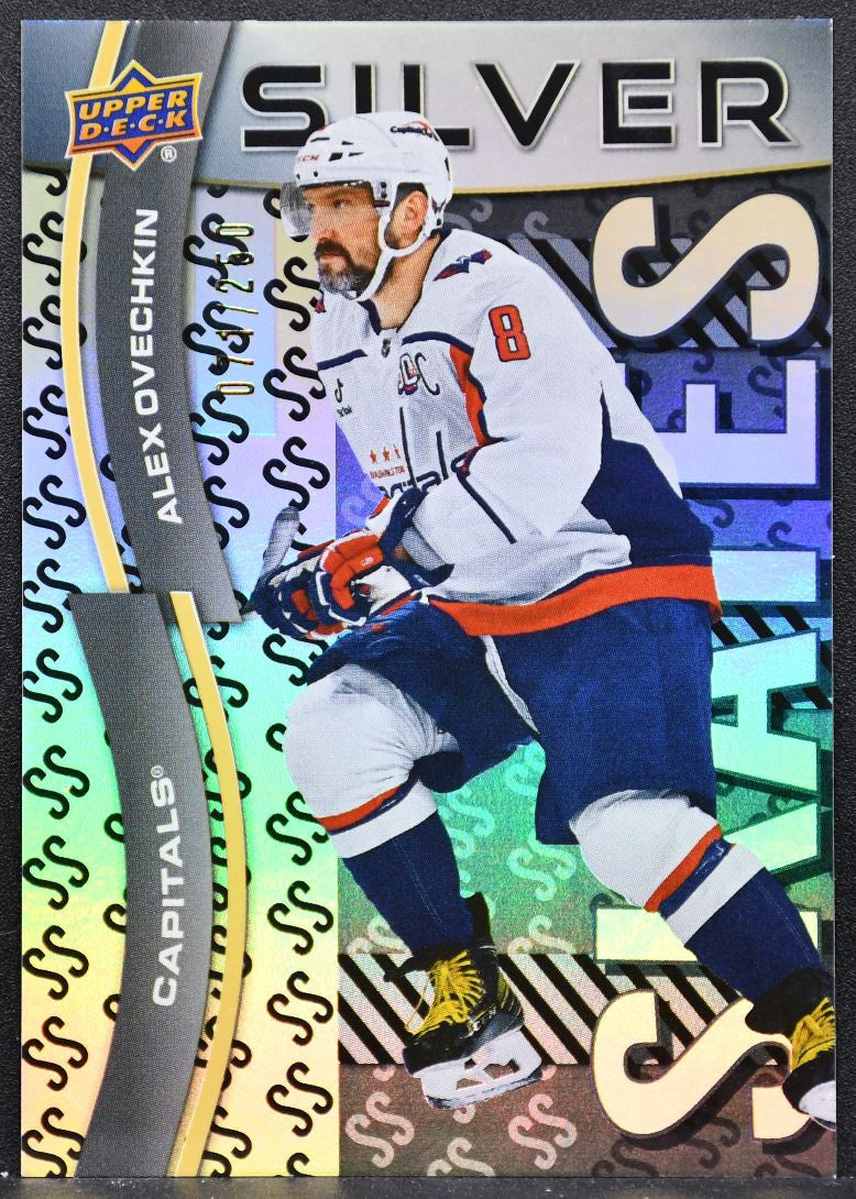 2024-25 Upper Deck Extended Series Silver Skates Gold Alex Ovechkin 071/250 1753