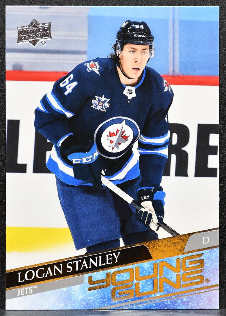 2020-21 Upper Deck Extended Series Young Guns Logan Stanley 703 Jets RC 3055