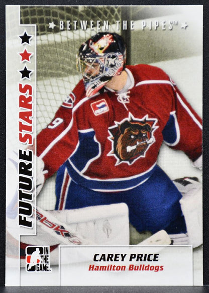 2007-08 In The Game Between the Pipes Future Stars Carey Price 7 Canadiens 6637
