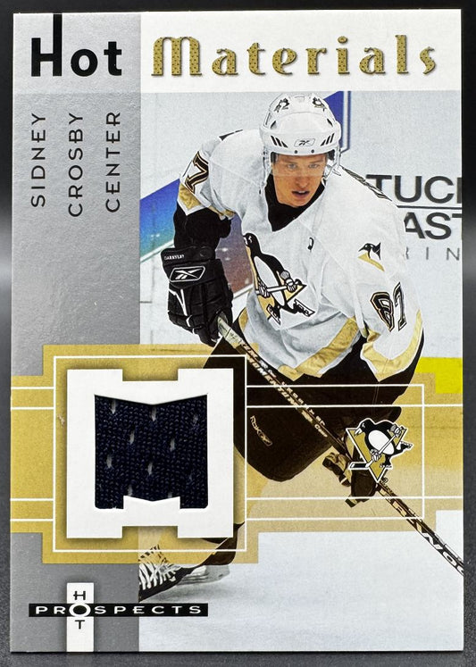 2005-06 UD Hot Materials Sidney Crosby HM-SC Pittsburgh Penguins RC Jersey