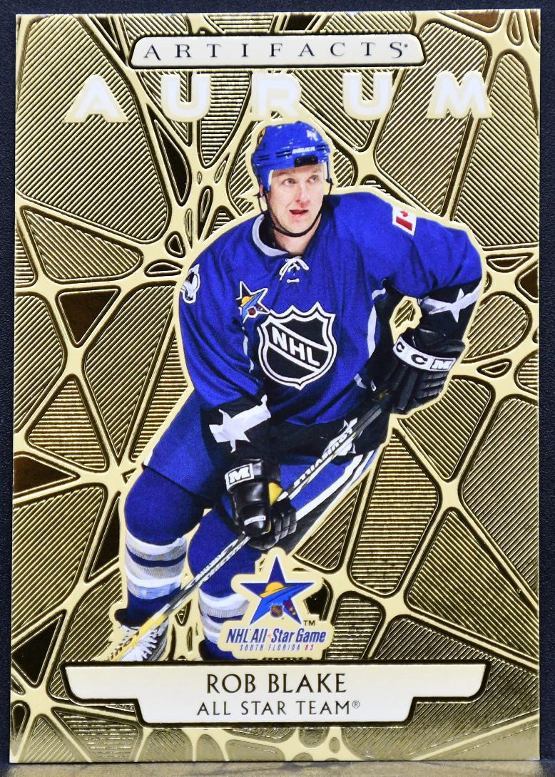 2025-26 UD Artifacts Aurum All Star Team Rob Blake 41 All Star Team