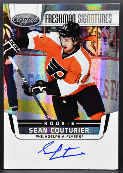 2011-12 Panini Certified Freshman Signatures Sean Couturier 196 RC Auto
