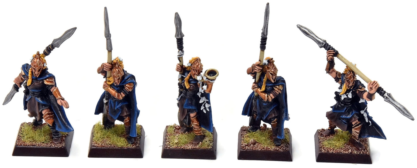 WOOD ELVES 5 Eternal Guards #4 METAL PRO PAINTED Fantasy