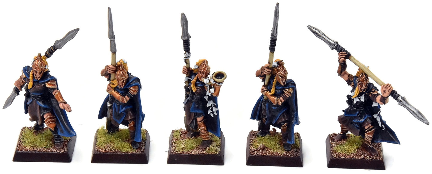 WOOD ELVES 5 Eternal Guards #4 METAL PRO PAINTED Fantasy