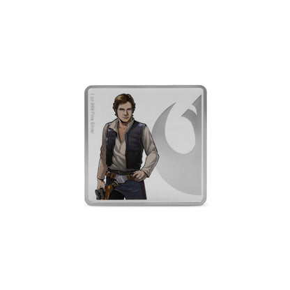 AGORO Star Wars Allies - Han Solo & Chewbacca 1oz Silver Medallion