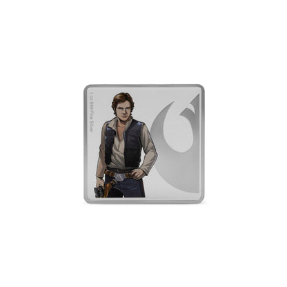 AGORO Star Wars Allies - Han Solo & Chewbacca 1oz Silver Medallion