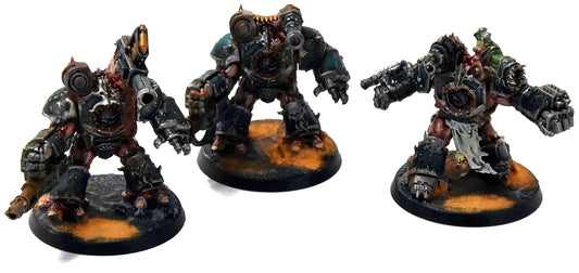CHAOS SPACE MARINES 3 Obliterators #1 Warhammer 40K WELL PAINTED