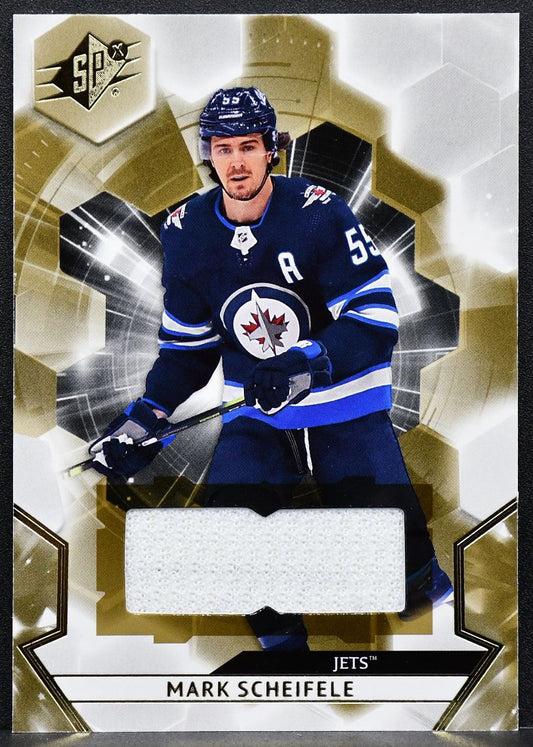 2020-21 SPx Jersey Mark Scheifele 55 Winnipeg Jets Jersey 8685