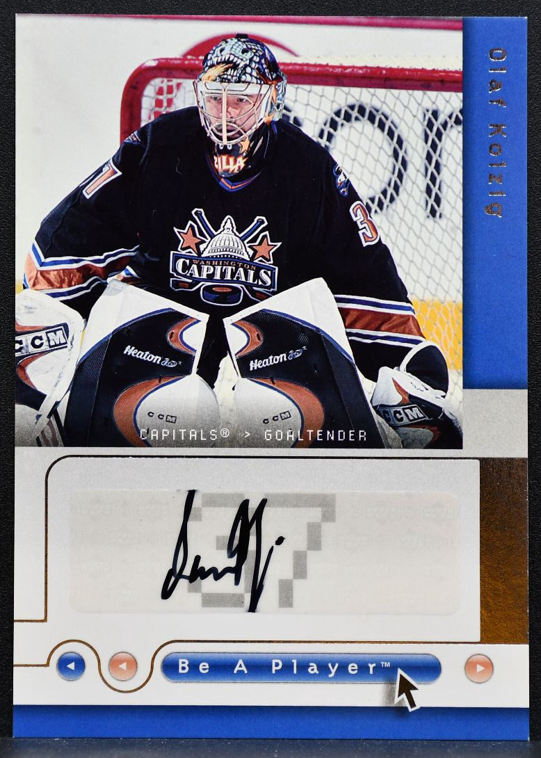 2005-06 Upper Deck Be A Player Auto Olaf Kolzig 90 Washington Capitals Auto 2503