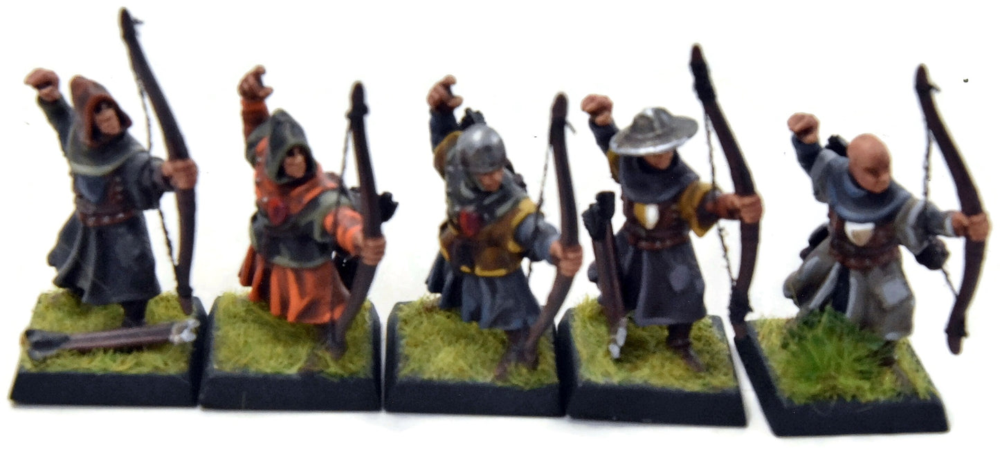 BRETONNIA 10 Peasant Bowmen #1 WELL PAINTED Warhammer Fantasy