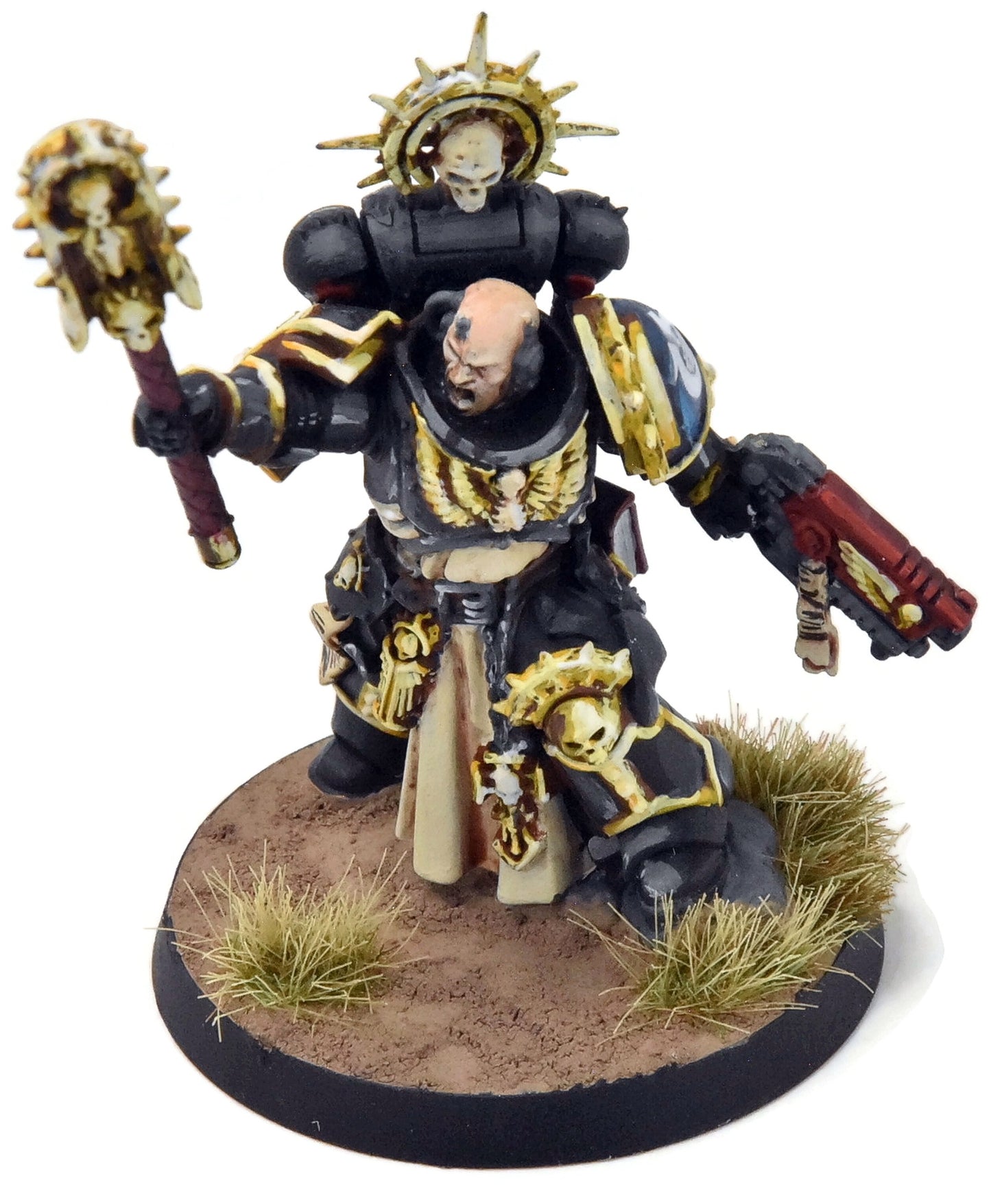 Chapelain Primaris ULTRAMARINES n° 1, peinture de qualité, Warhammer 40K