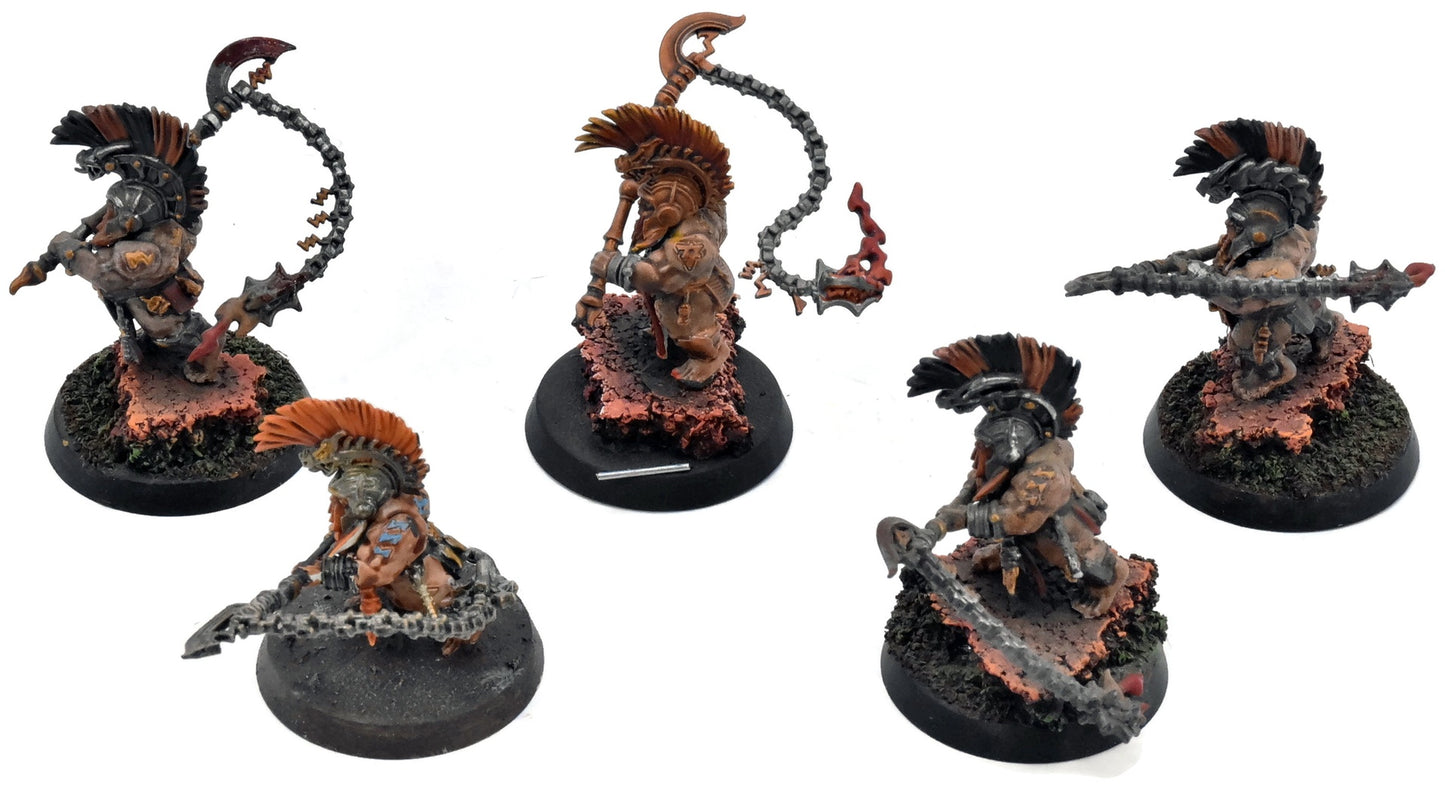 FYRESLAYERS 5 Hearthguard Berzerkers #4 WELL PAINTED Warhammer Sigmar