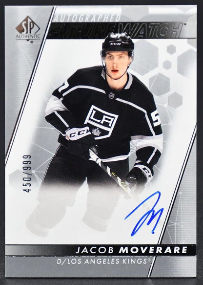 2022-23 SP Authentic Jacob Moverare 162 Los Angeles Kings RC Auto 450/999