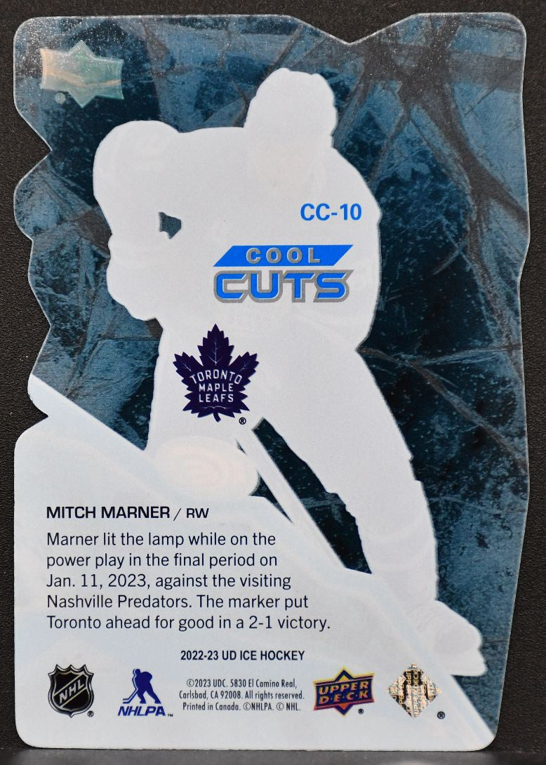 2022-23 Upper Deck Ice Cool Cuts Mitch Marner CC-10 Toronto Maple Leafs 2784