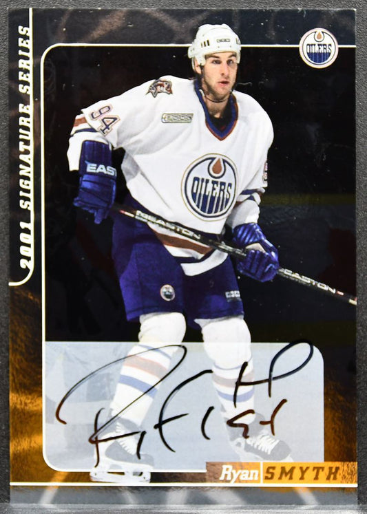 2000-01 Be a Player Signature Series Autographs Ryan Smyth 27 Oilers Auto 2472