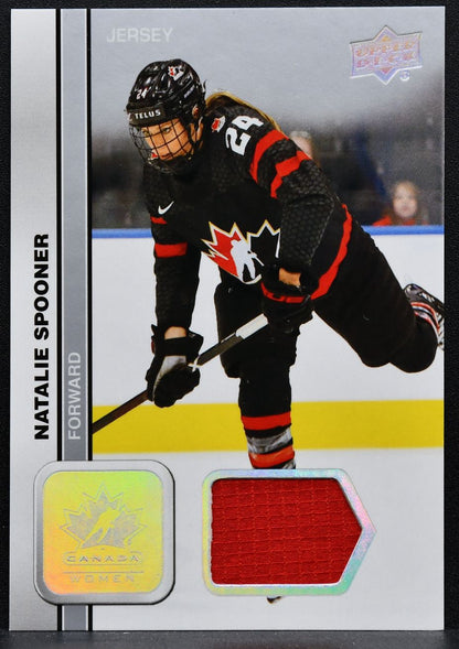 2023-24 UD Team Canada Women Jersey Natalie Spooner 56 Canada Jersey 3598