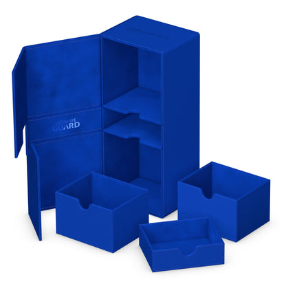 Ultimate Guard Twin Flip N Tray Deck Case Monocolor Blue 266+