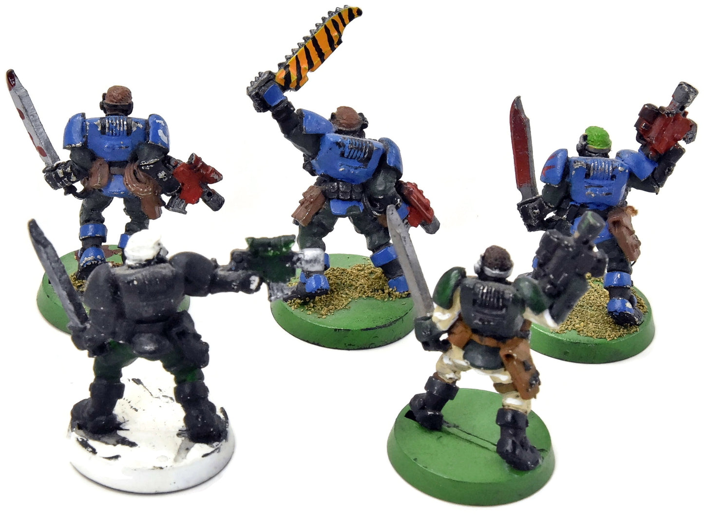 SPACE MARINES 5 Scouts #9 METAL Warhammer 40K