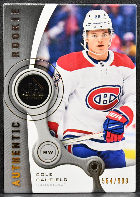 2021-22 SP Game Used 2005-06 Retro Authentic Rookie Cole Caufield RC 3783