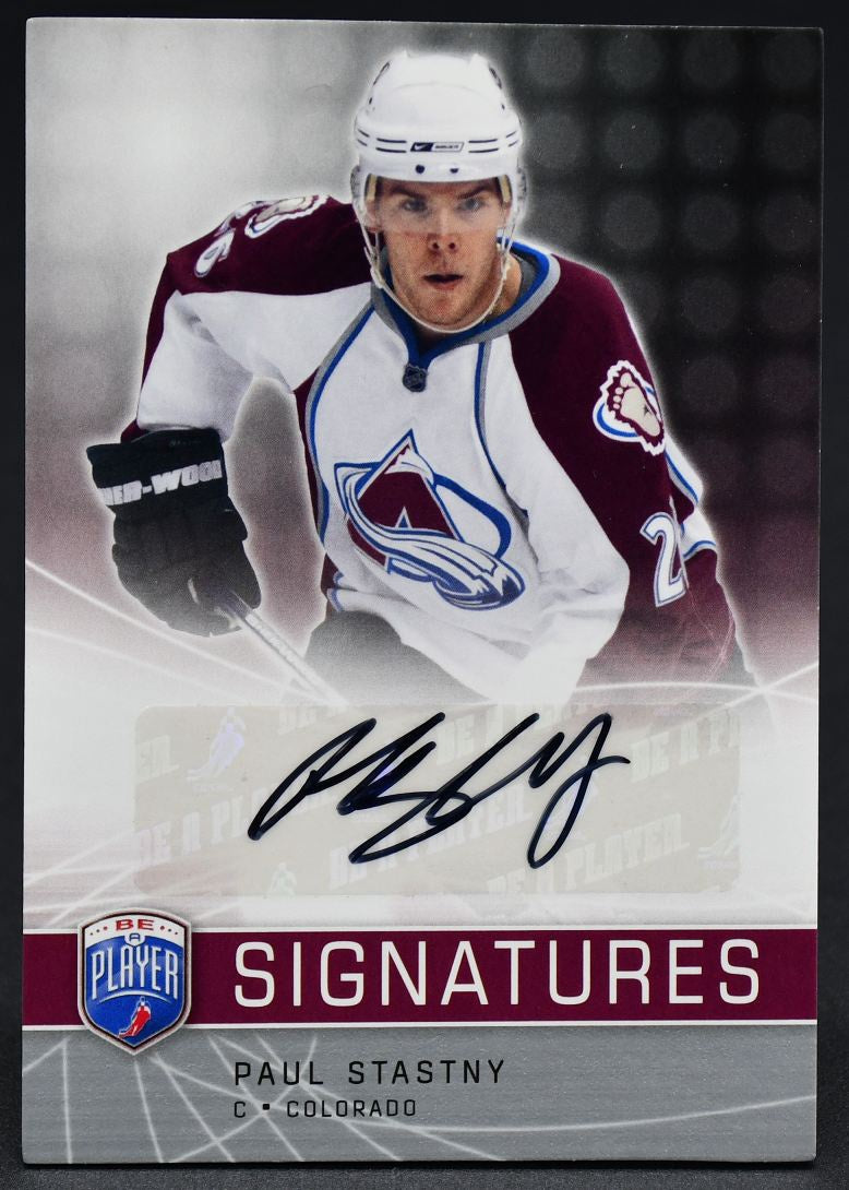 2008-09 UD Be A Player Signatures Paul Stastny S-PS Auto
