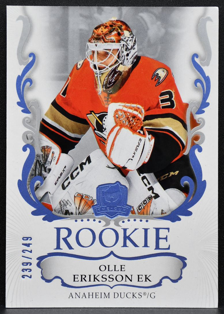 2023-24 UD The Cup Rookie Silver Olle Eriksson Ek 181 Ducks RC 239/249 0696