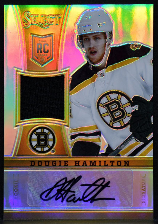 2013-14 Panini Select Prizms Rookie Signature Dougie Hamilton 293  RC Auto 84/99