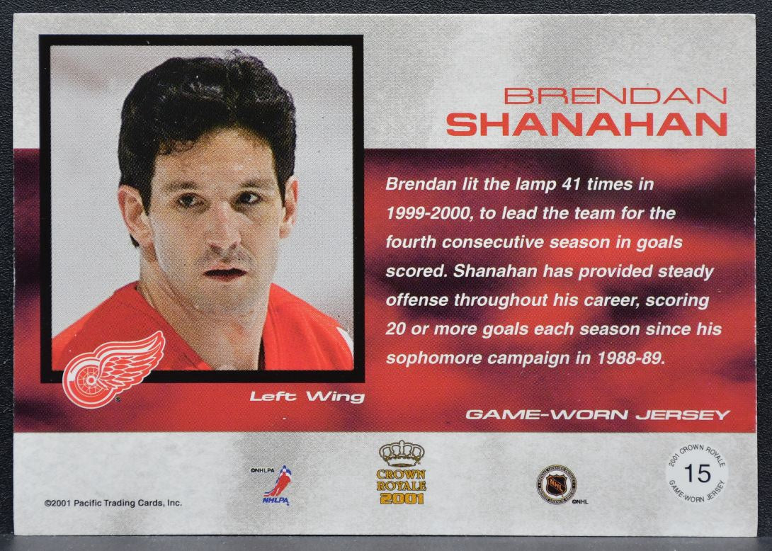 2000-01 Pacific Crown Royale Jersey Brendan Shanahan 097/781 Jersey 3308