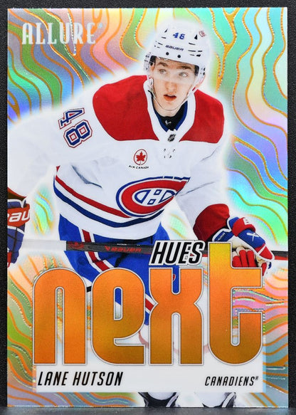 2025-26 Upper Deck Allure Hues Next Orange Lane Hutson HN-15 Canadiens 9621