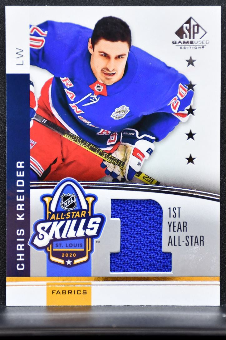 2020-21 SP Game Used NHL All-Star Skills Fabrics 1st Year Kreider Jersey 6163