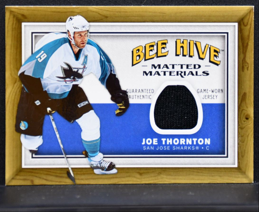 2006-07 Upper Deck Beehive Matted Materials Joe Thornton Sharks Jersey 3339