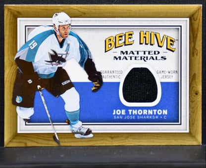 2006-07 Upper Deck Beehive Matted Materials Joe Thornton Sharks Jersey 3339