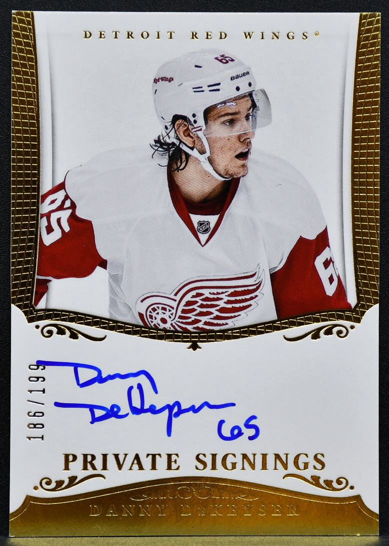 2013-14 Panini Dominion Private Signings Danny Dekeyser Auto 186/199 2707